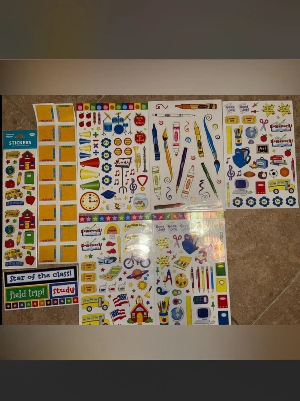 $3 Classroom Sticker Sheets $3 WHEN BUNDLED WITH 3 OR MORE ITEMS